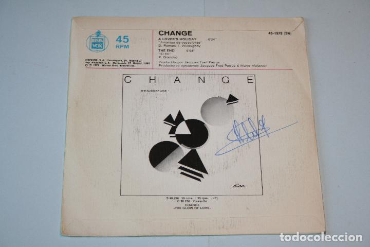 Discos de vinilo: CHANGE *** SINGLE VINILO MUSICA A&Ntilde;O 1979 *** HISPAVOX *** - Foto 2