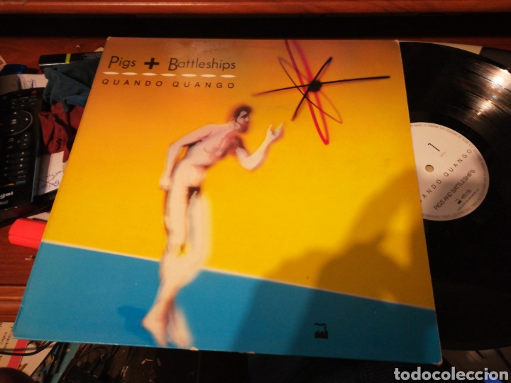 Dischi in vinile: Quando quango lp pigs + battleships espa&ntilde;a 1986