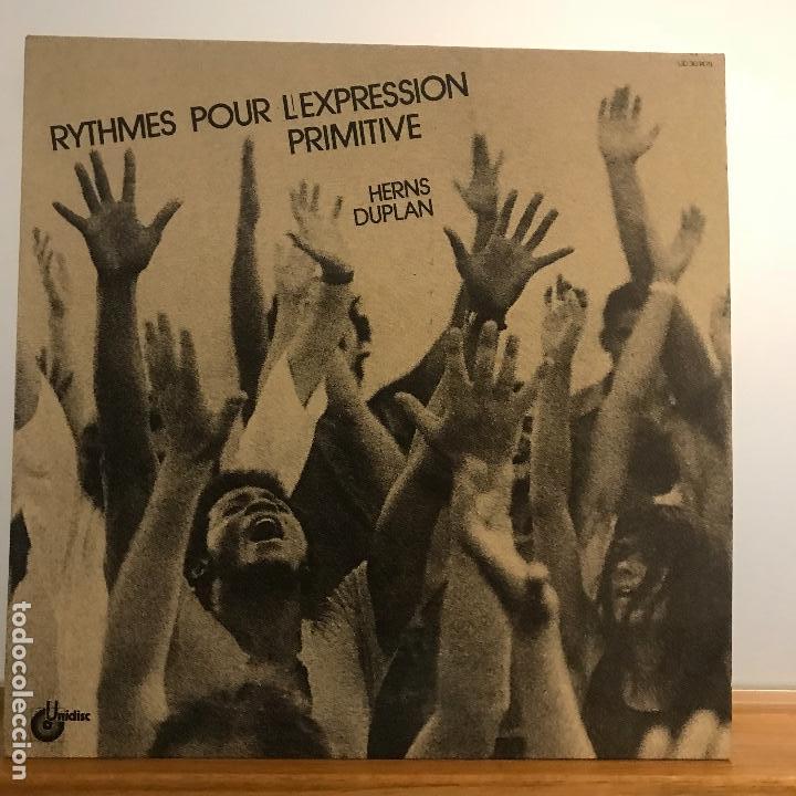 Discos de vinilo: Herns Duplan / Rythmes Pour LExpression Primitive/Tribal/1981/ INCREIBLE DISCO - Foto 1