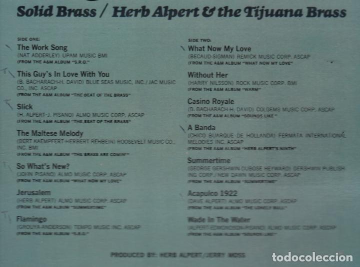 Herb Alpert The Tijuana Brass Solid Brass Gre Sold Through Direct Sale