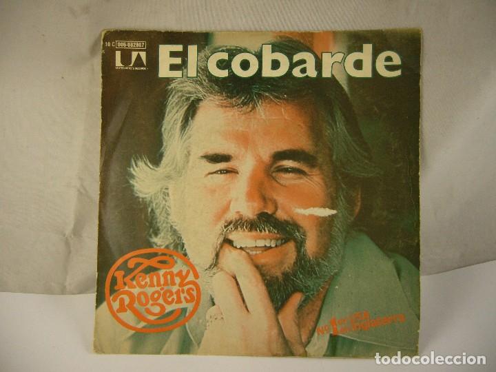 Discos de vinilo: KENNY ROGERS / EL COBARDE - Foto 1