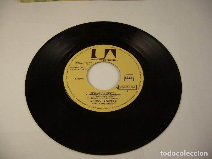 Discos de vinilo: KENNY ROGERS / EL COBARDE - Foto 2