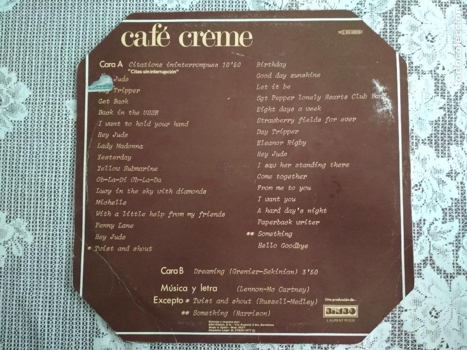 Discos de vinilo: CAFE CREME, EDITADO EMI-ODEON, 1977 - Foto 2