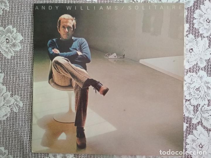 Discos de vinilo: ANDY WILLIAMS, SOLITAIRE, EDITA CBS - Foto 1