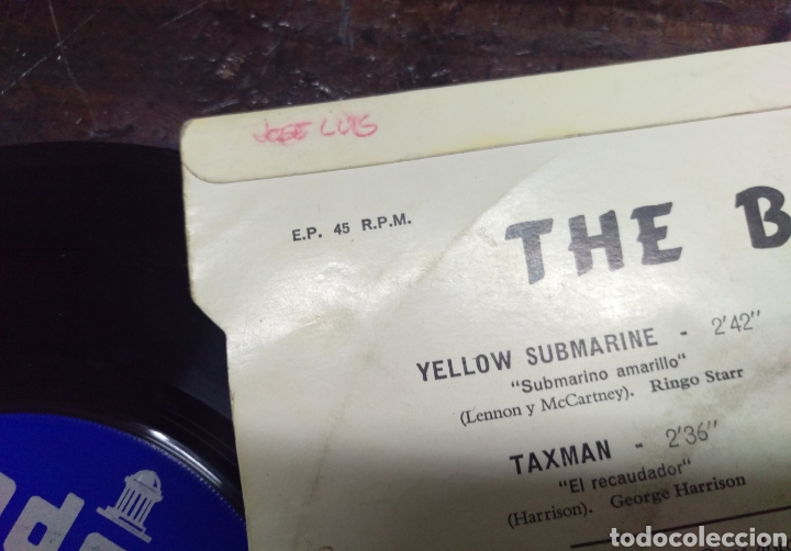 Discos de vinilo: Single The Beatles Yellow Submarine 1966 - Foto 6