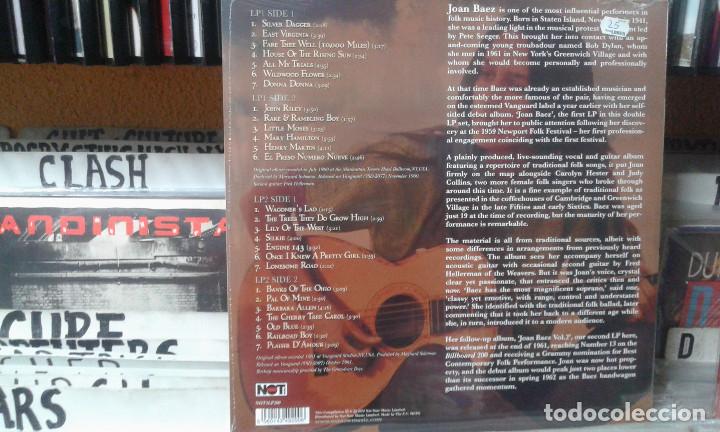 Discos de vinilo: joan baez,introducing,her first two albums,180 g - Foto 2