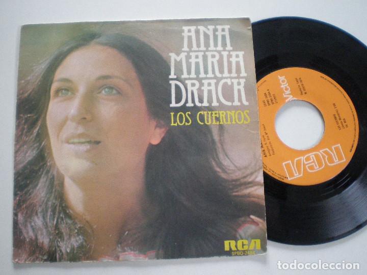Vinyl-Schallplatten: ANA MARIA DRACK - Los Cuernos +1 - SINGLE RCA 1976