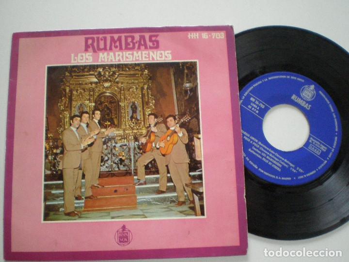 Discos de vinilo: LOS MARISME&Ntilde;OS - Rumbas - EP HISPAVOX 1969 - Foto 1