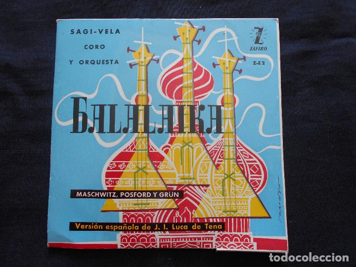 Discos de vinilo: SAGI-VELA CORO Y ORQUESTA // BALALAIKA - Foto 1