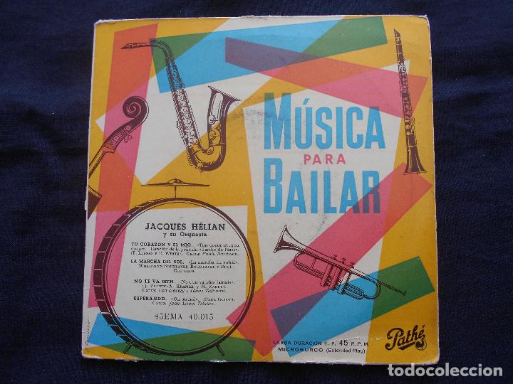 Discos de vinilo: JACQUES HELIAN Y SU ORQUESTA // TU CORAZON Y EL MIO + 3 - Foto 1