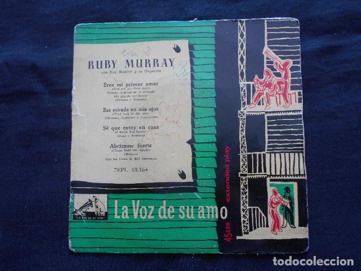 Discos de vinilo: RUBY MURRAY CON RAY MARTIN // ERES MI PRIMER AMOR + 3 - Foto 1
