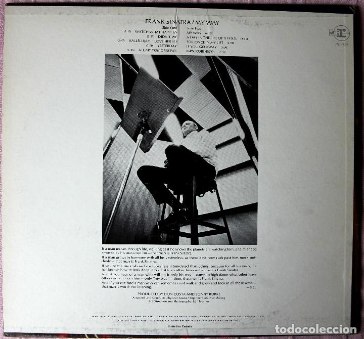 Discos de vinilo: Frank Sinatra &lrm;&ndash; My Way - Made in Canada 1969 - Foto 2