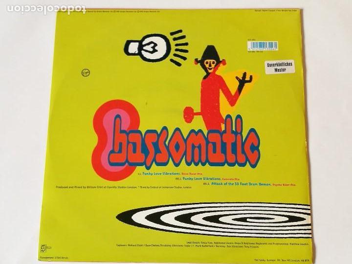 Discos de vinilo: Bassomatic - Funky Love Vibrations - 1991 - Foto 2