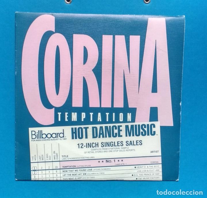 Discos de vinilo: TEMPTATION - CORINA. PROMO - Foto 1