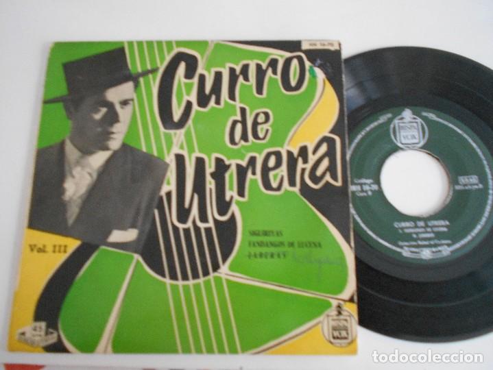 Discos de vinilo: CURRO DE UTRERA-EP-VOL.III-1959 - Foto 1