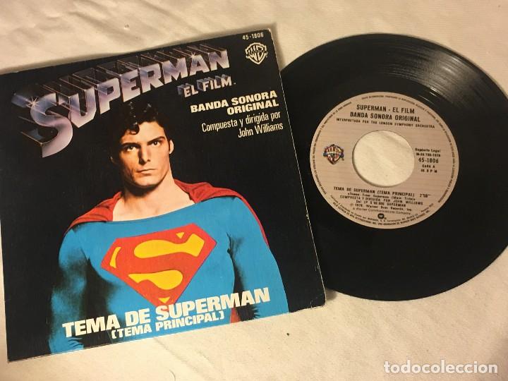 Discos de vinilo: DISCO SINGLE SUPERMAN - Foto 1