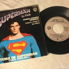 Discos de vinilo: DISCO SINGLE SUPERMAN. Lote 122252315