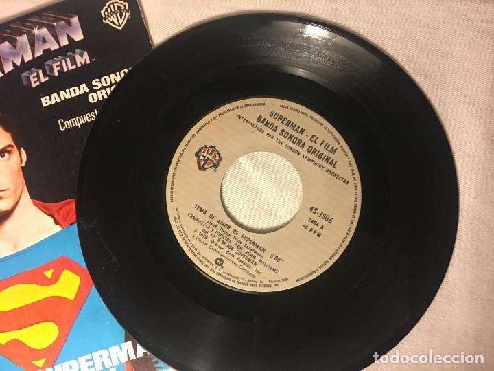 Discos de vinilo: DISCO SINGLE SUPERMAN - Foto 2