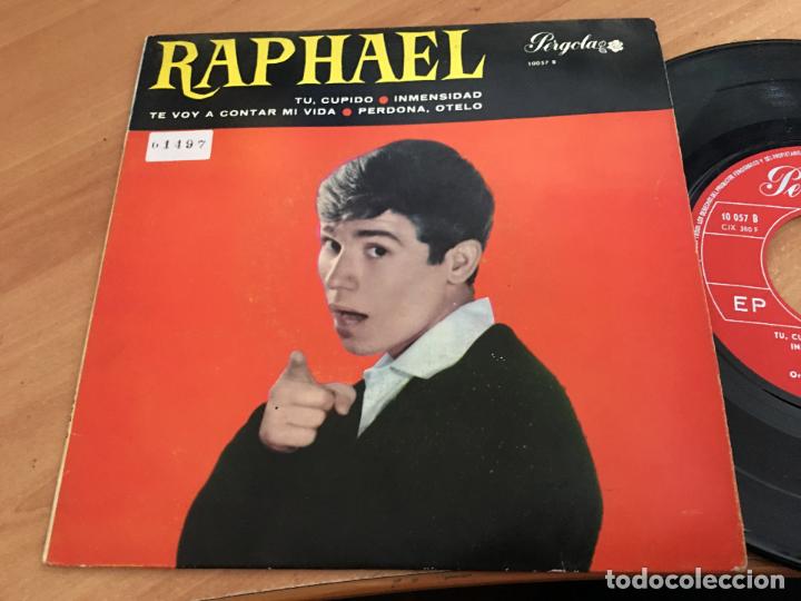 Discos de vinilo: RAPHAEL (TU, CUPIDO +3) EP ESPA&Ntilde;A 1966 (EPI11) - Foto 1