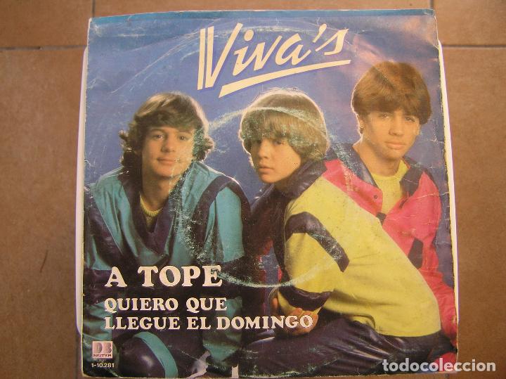 Discos de vinilo: Vivas &lrm;&ndash; A Tope    -   DB Belter  1982   -    SINGLE    -    P - Foto 1