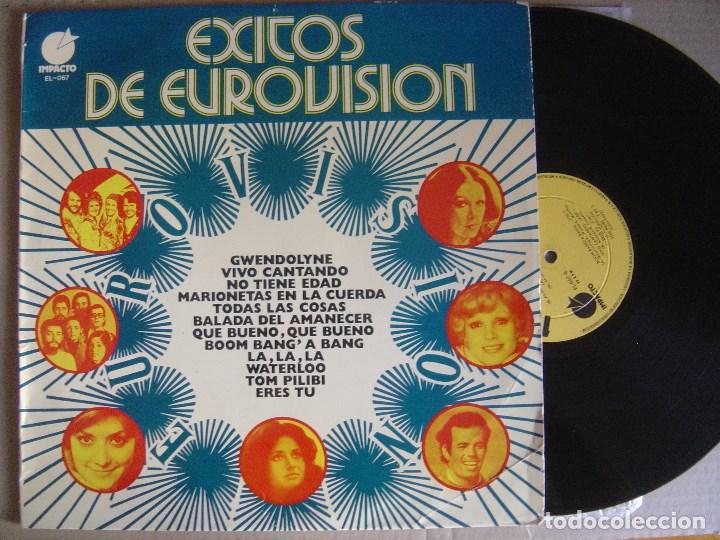 Discos de vinilo: VARIOS - EXITOS DE EUROVISION - LP 1974 - IMPACTO - Foto 1