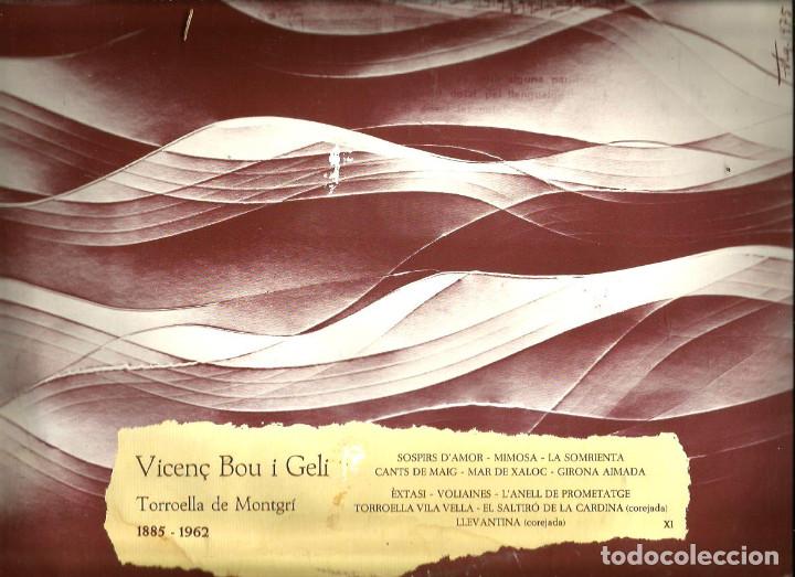 Discos de vinilo: LP SARDANES - VICENT&Ccedil; BOU - CLASSICS DE LA SARDANA - Foto 1