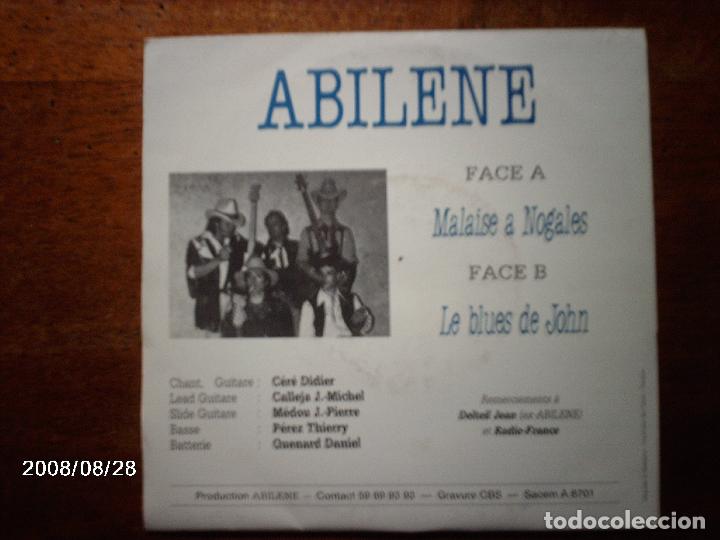 Discos de vinilo: abilene  -  malaise a nogales  +  le blues de john - Foto 2