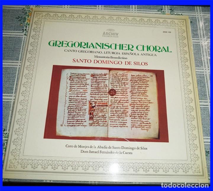 Discos de vinilo: LP MUSICA TRADICIONAL: CANTO GREGORIANO CORO SANTO DOMINGO DE SILOS - Foto 1 - 122475019