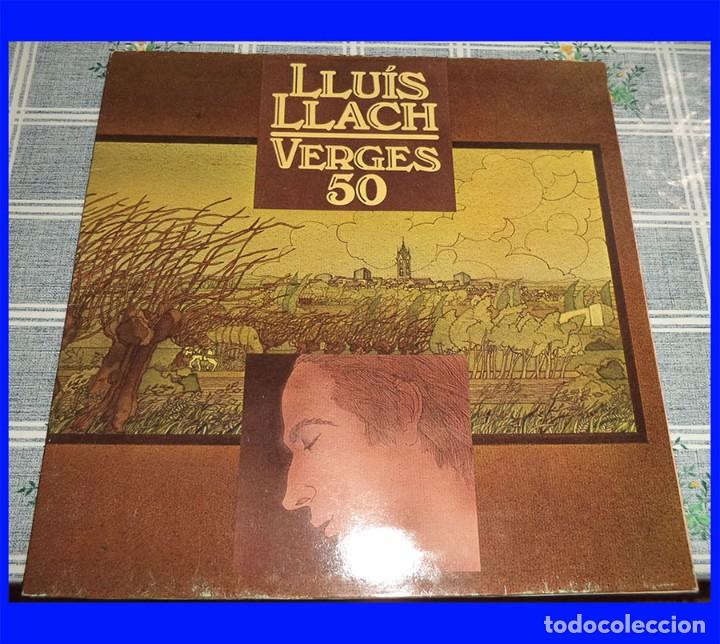 Discos de vinilo: LP LLUIS LLACH  VERGES 50 - Foto 1