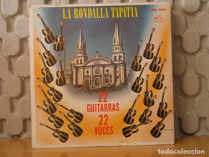 Vinyl records: La Rondalla Tapat&iacute;a - 22 Guitarras 22 Voces - RCA Victor MKL 1562 - Edicion Mexicana