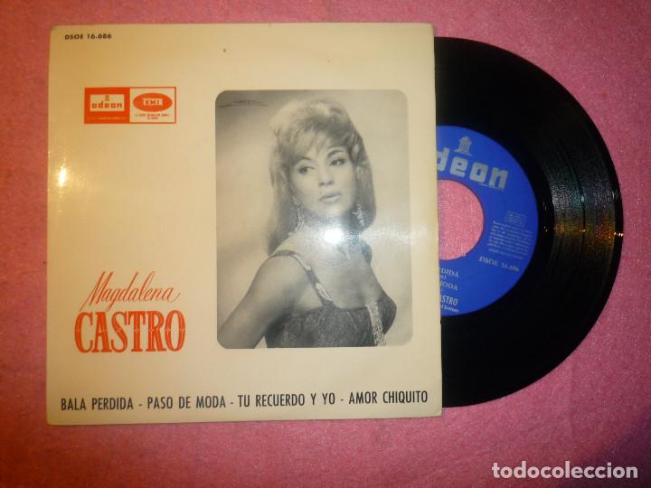 Discos de vinilo: 7&rdquo; MAGDALENA CASTRO - Bala Perdida - EP - 1966 - ODEON DSOE 16.686 (EX/EX-) - Foto 1