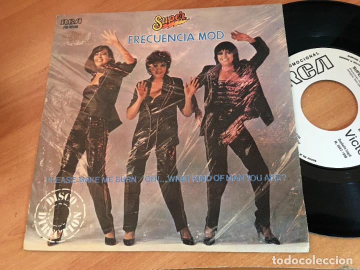 Discos de vinilo: SUPER FRECUENCIA MOD (PLEASE, MAKE ME BURN) SINGLE ESPA&Ntilde;A 1980 PROMO (EPI11)