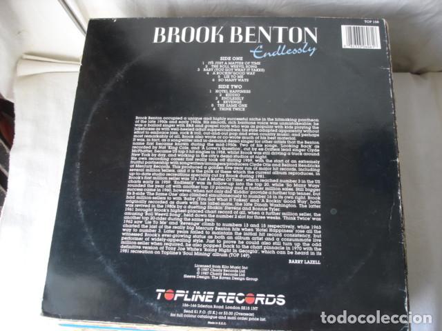 Discos de vinilo: Brook Benton   Endlessly - Foto 2