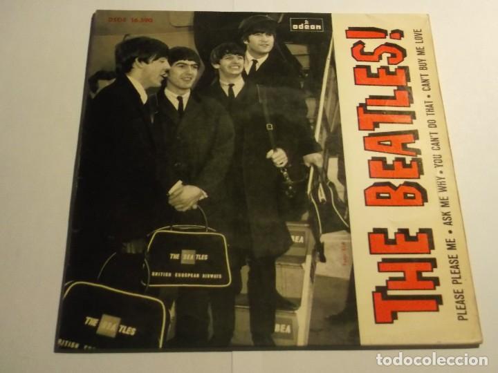 Discos de vinilo: THE BEATLES-PLEASE PLEASE ME-ODEON-ORIGINAL ESPA&Ntilde;OL 1964 - Foto 1
