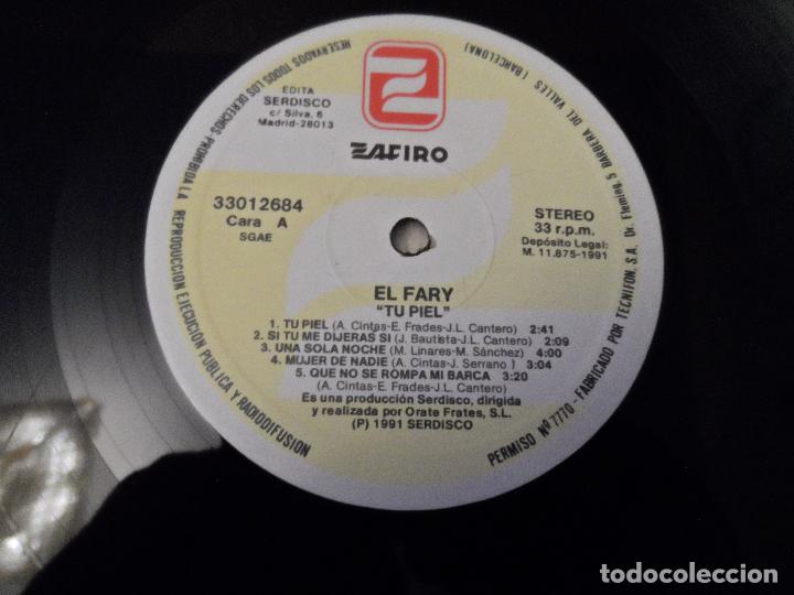 Discos de vinilo: EL FARY - TU PIEL - Foto 3