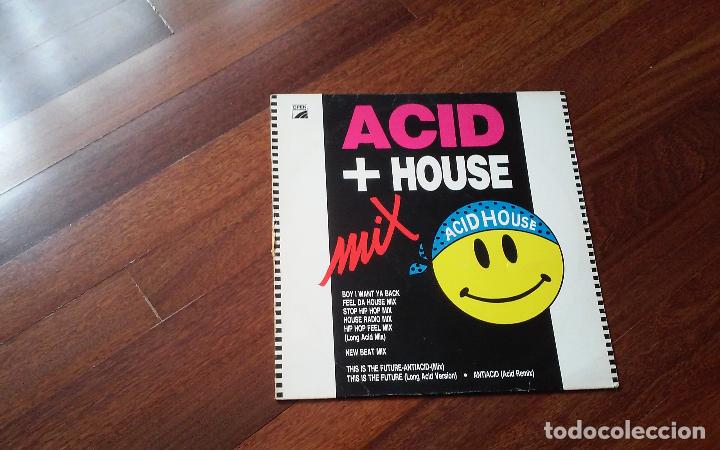 Discos de vinilo: Acid+ house mix.maxi espa&ntilde;a - Foto 1