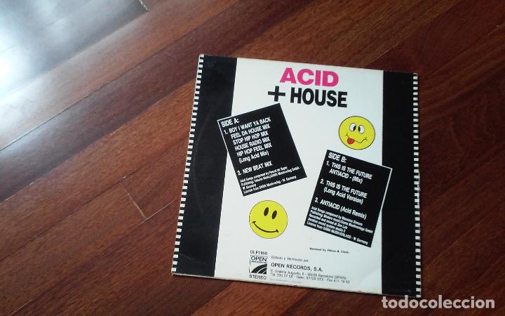 Discos de vinilo: Acid+ house mix.maxi espa&ntilde;a - Foto 2