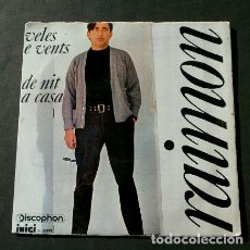 Discos de vinilo: RAIMON (SINGLE 1970) VELES E VENTS - DE NIT A CASA - POEMA AUSIAS MARCH - EN CATALÀ