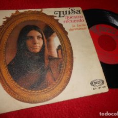 Discos de vinilo: LUISA NUESTRO RECUERDO/LA BELLA DURMIENTE 7 SINGLE 1968 SONOPLAY