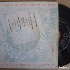 Discos de vinilo: JULIO SALGADO Y SU ORQUESTA DE JAZZ - CAZANDO LAGARTOS - EP 1962 - PENTAVOZ. Lote 122879123