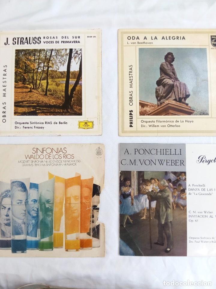 Discos de vinilo: 4 singles musica clasica - Foto 1