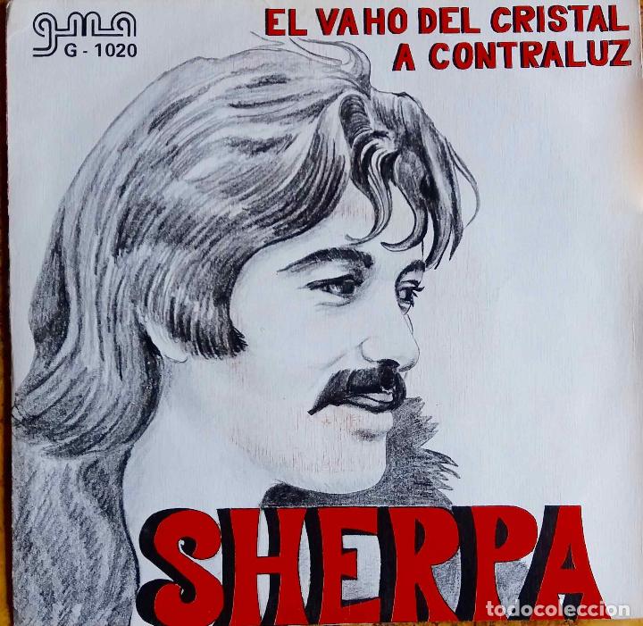Discos de vinilo: SHERPA, EL VAHO DEL CRISTAL. SINGLE DE VINILO - Foto 1