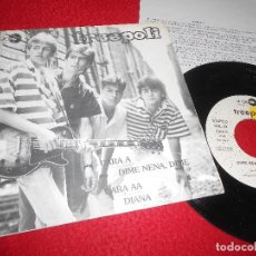 Discos de vinilo: TREEPOLI DIME NENA DIME/DIANA 7 SINGLE 1989 LIEBER PROMO + HOJA PROMO