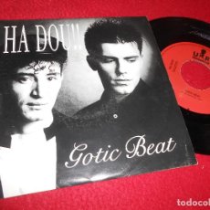 Discos de vinilo: HA DOU!! GOTIC BEAT 7 SINGLE 1990 URANTIA RECORDS PROMO UNA CARA MOVIDA BARCELONA