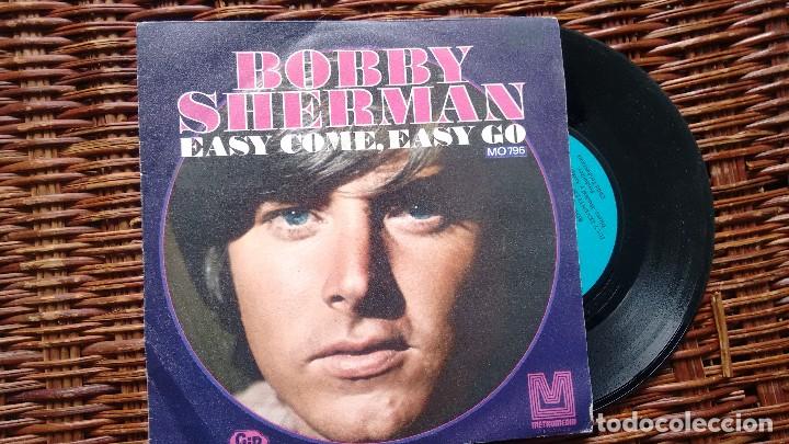 Discos de vinilo: SINGLE (VINILO) DE BOBBY SHERMAN A&Ntilde;OS 70 - Foto 1