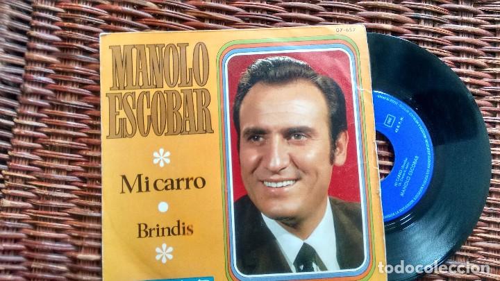 Discos de vinilo: SINGLE (VINILO) DE MANOLO ESCOBAR A&Ntilde;OS 60 - Foto 1