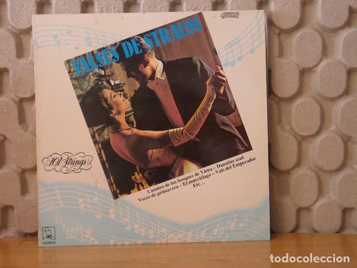 Discos de vinilo: Orquesta 101 Strings - Valses de Strauss - Horus 41.013 - 1987 - Foto 1