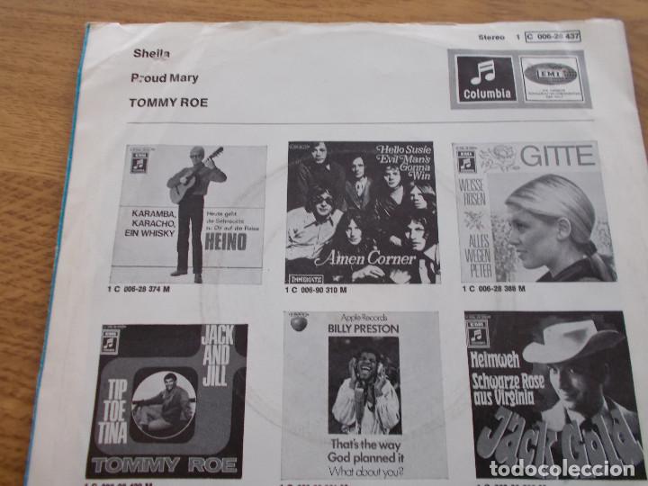 Discos de vinilo: TOMMY ROE. SHEILA, PROUD MARY - Foto 2