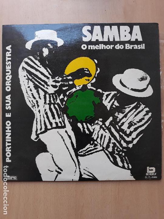 Vinyl records: Portinho e sua orquestra- samba o melhor do brasil- lp beverly 1973 brazil