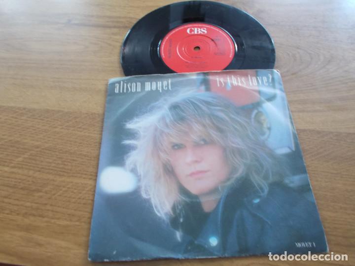 Discos de vinilo: ALISON MOYET. IS THIS LOVE ? - Foto 1